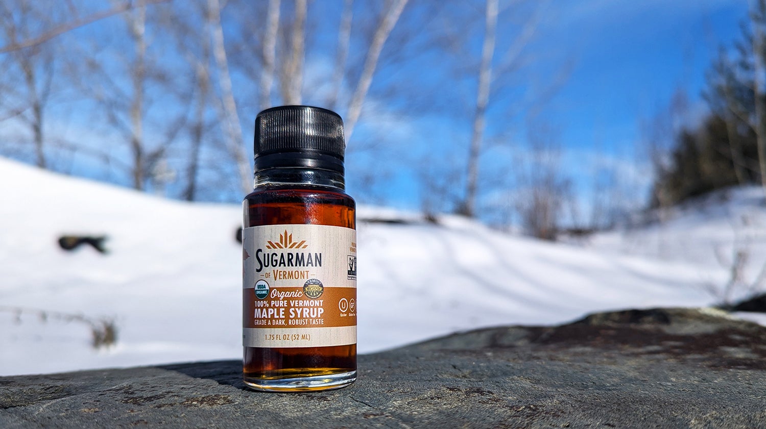Organic Pure Maple Syrup - 1.75 fl. oz. | The Sugarman of Vermont, LLC